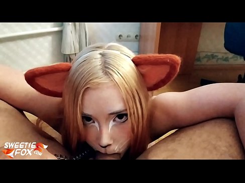 ❤️ Kitsune schluckt Schwanz und Sperma in ihrem Mund ❤ Anal video bei uns ❤